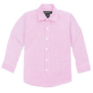 spring notion checkered button down pink Kids Shirt size 12 NWT